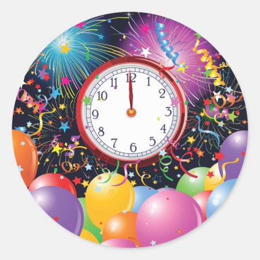 New Years Party Stickers (Voorkant)