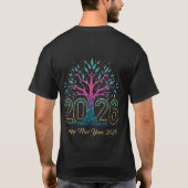 New Year's T-shirt 2026 | Crystal Wishing Tree (Dos)