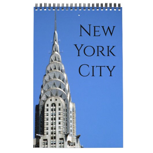 New York 15 maand 2025 Kalender (Hoes)
