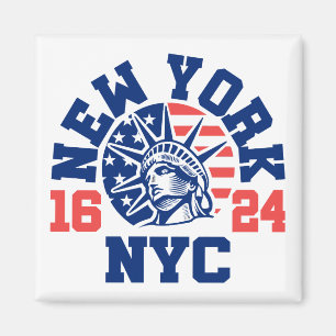 New York 1624 Magneet