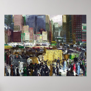 New York 1911 schilderij van George Bellows Poster