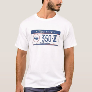 New York 350Z Enthusiast License Bord T-shirt