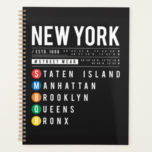 New York 5 Boroughs Planner (Voorkant)