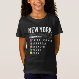 New York 5 Boroughs T-shirt