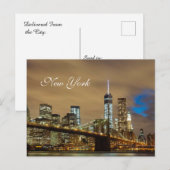 New York Afbeelding | New York Briefkaart (Voorkant / Achterkant)