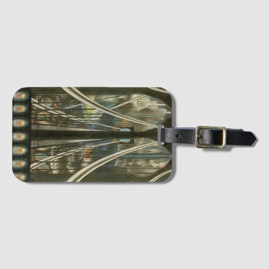  New York Architecture, Brooklyn Bridge Bagagelabel (Voorkant (horizontaal))