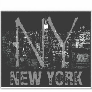 New York Art Sticker - Aangepaste NYC-decalen