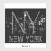 New York Art Sticker - Aangepaste NYC-decalen (Vel)