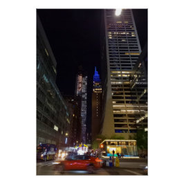 New York at night Perfect Poster