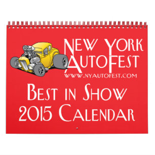 New York AutoFest Best in Show 2016 Calendar Kalender