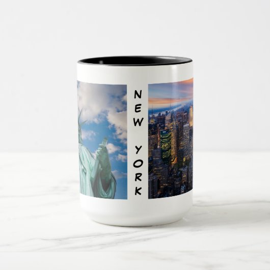 New York avec deux monuments, Mug (Centre)