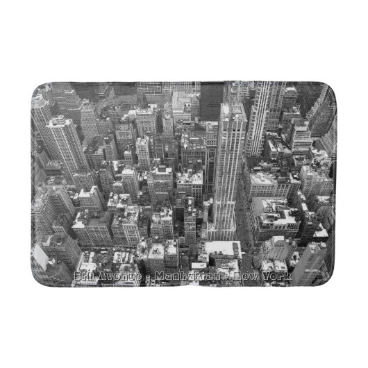 New York Bad Souvenirs NYC Cityscape Badmat (Voorkant)