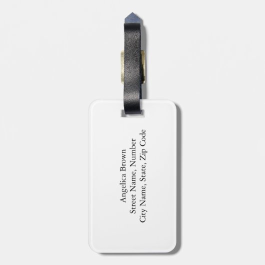 New York Bagagelabel (Achterkant verticaal)