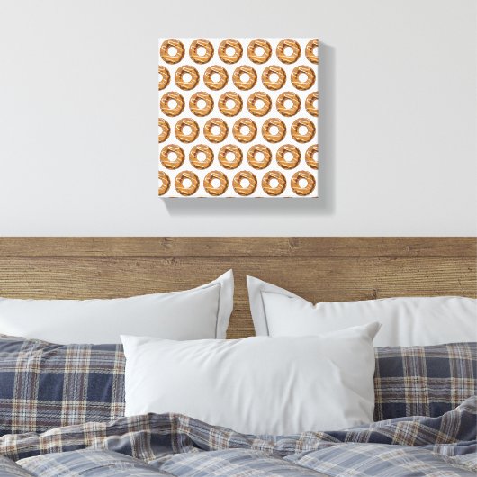 New York Bagel Canvas Afdruk (Insitu (Slaapkamer))