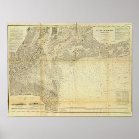 New York Bay, Harbour Poster (Voorkant)
