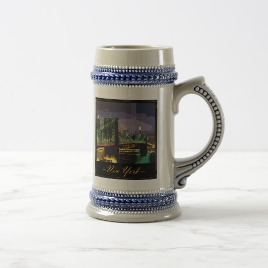 new-york bier stein bierpul (Rechts)