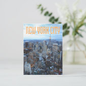 new york bij de schemering briefkaart (Staand voorkant)