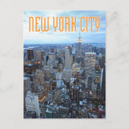 new york bij de schemering briefkaart