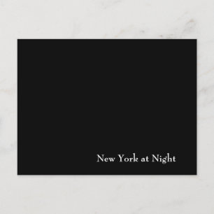 New York bij nacht Briefkaart