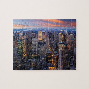 New York bij Nacht Puzzel