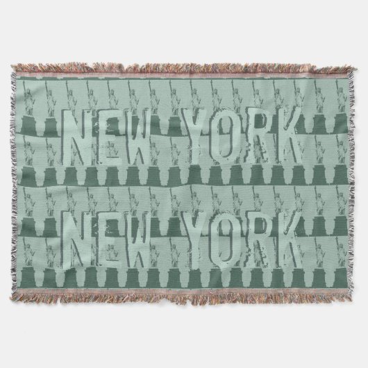 New York Blanket NYC beeld van de Liberty Blanket Deken (Voorkant)