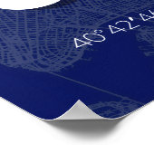 New York Blueprint City Map Poster Minimal (Coin)