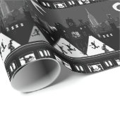 New York Boogie Nights Cadeaupapier (Rol Hoek)