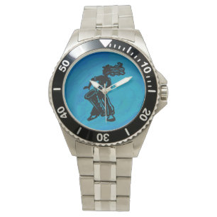 New York Boogie Nights Drum Blue Horloge