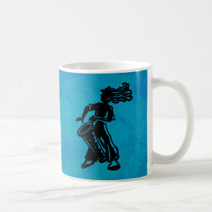 New York Boogie Nights Drum Blue Koffiemok
