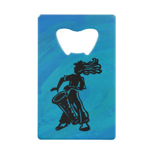 New York Boogie Nights Drum Blue Kredietkaart Flessenopener