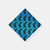 New York Boogie Nights Drum Blue Servet (Hoek)