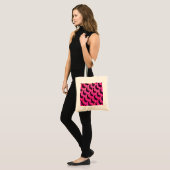 New York Boogie Nights Drum Hot Pink Tote Bag (Voorkant (model))