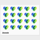 New York Boogie Nights Drum Rainbow Hart Sticker (Vel)