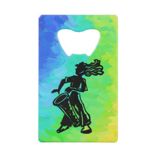 New York Boogie Nights Drum Rainbow Kredietkaart Flessenopener