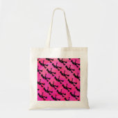 New York Boogie Nights Guitar Hot Pink Tote Bag (Voorkant)