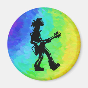 New York Boogie Nights Guitar Rainbow Magneet