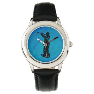New York Boogie Nights Trumpet Blue Horloge