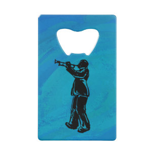 New York Boogie Nights Trumpet Blue Kredietkaart Flessenopener