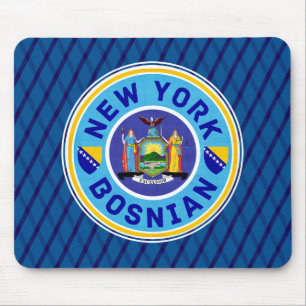 New York Bosnian American Mousemat Muismat