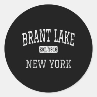 New York Brant Lake New York NY Ronde Sticker