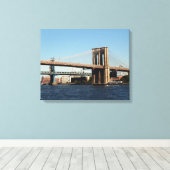 NEW YORK BRIDGES DUBBELE WRAPPED CANVAS WALL PHOTO (Insitu (Houten vloer))