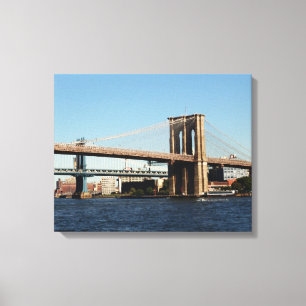 NEW YORK BRIDGES DUBBELE WRAPPED CANVAS WALL PHOTO AFDRUK