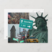 NEW YORK BRIEFKAART (Voorkant / Achterkant)