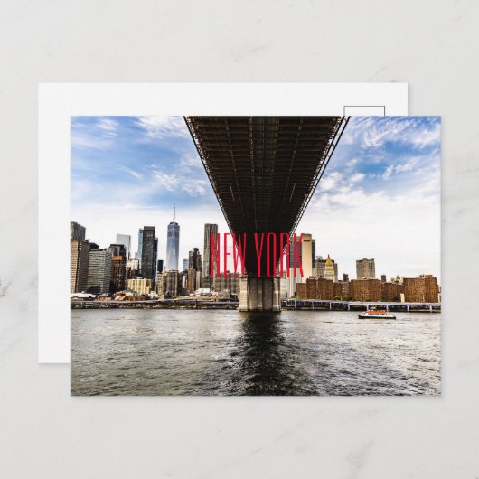 New York Briefkaart (Voorkant / Achterkant)