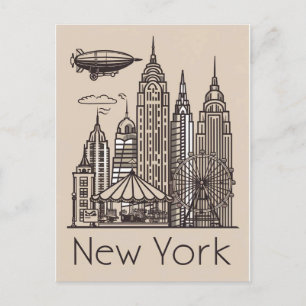  New York Briefkaart