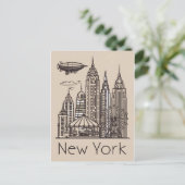  New York Briefkaart (Staand voorkant)