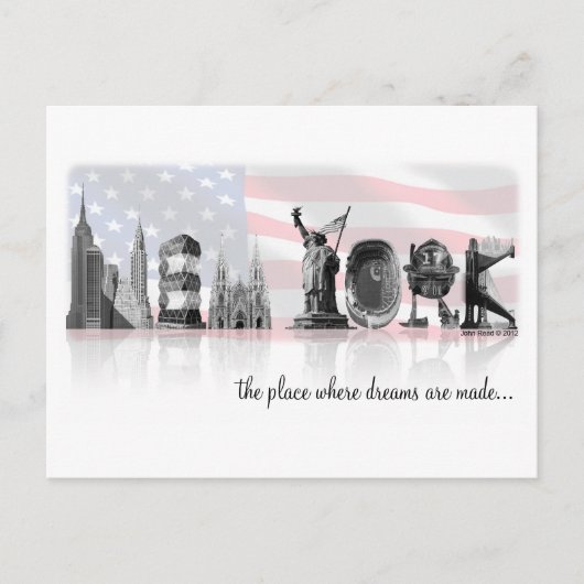 New York Briefkaart (Voorkant)