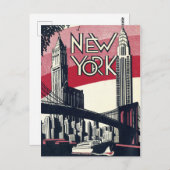New York  Briefkaart (Voorkant / Achterkant)