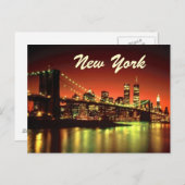 New York Briefkaart (Voorkant / Achterkant)