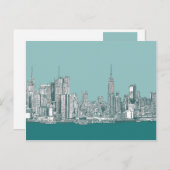 New York Briefkaart (Voorkant / Achterkant)